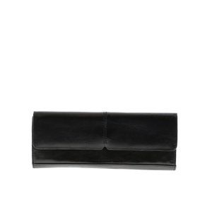 ALFANI BLACK LEATHER CLUTCH/WRISLET